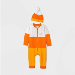 Candy corn Halloween outfit!